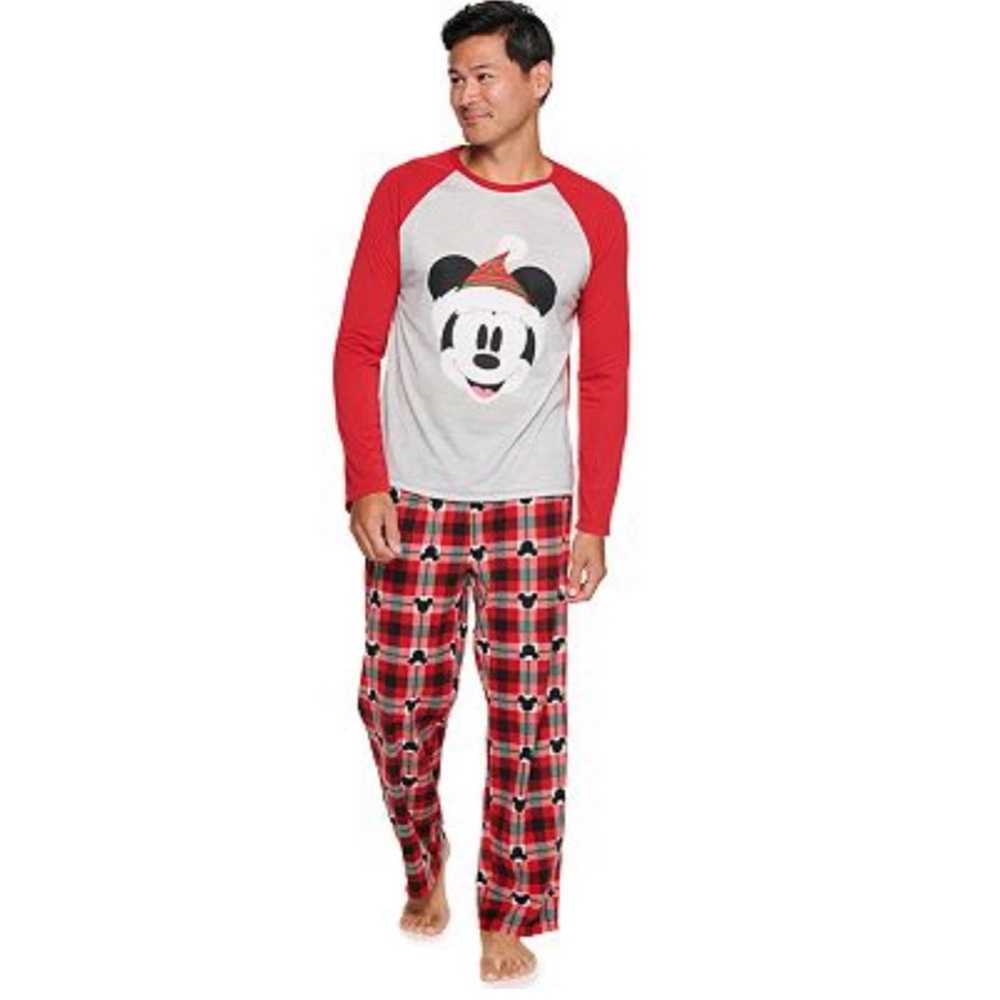 NWT Disney's Mickey Mouse Men's Pajama Set wrapped in plastic